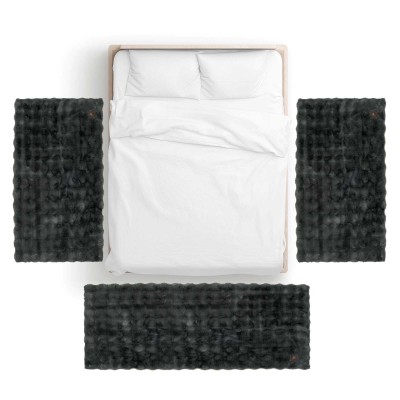 3125 Χαλί Faux Fur 75X140  Graphite 75X140 Greenwich Polo Club