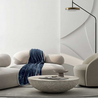 4442 Κουβέρτα Fleece   Royal Blue 130X170 Greenwich Polo Club