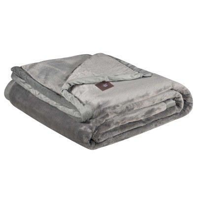3971 Κουβέρτα Velour King Size Grey 240X250 Greenwich Polo Club