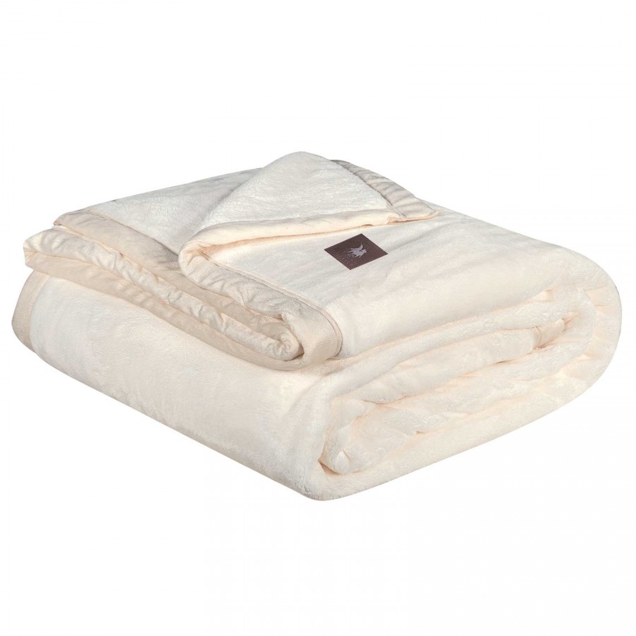 3974 Κουβέρτα Velour King Size Royal White 240X250 Greenwich Polo Club