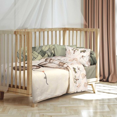 8860 Κουβέρτα Velour  Baby Κούνιας Taupe 110X140 Greenwich Polo Club