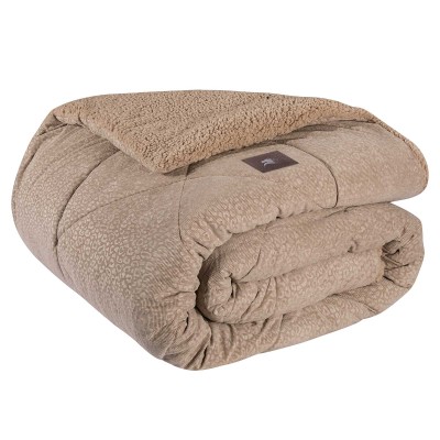 4437 Κουβερτοπάπλωμα Sherpa King Size Taupe 240X250 Greenwich Polo Club