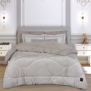 3955 Κουβερτοπάπλωμα Μονό  Ice Grey 160X220 Greenwich Polo Club