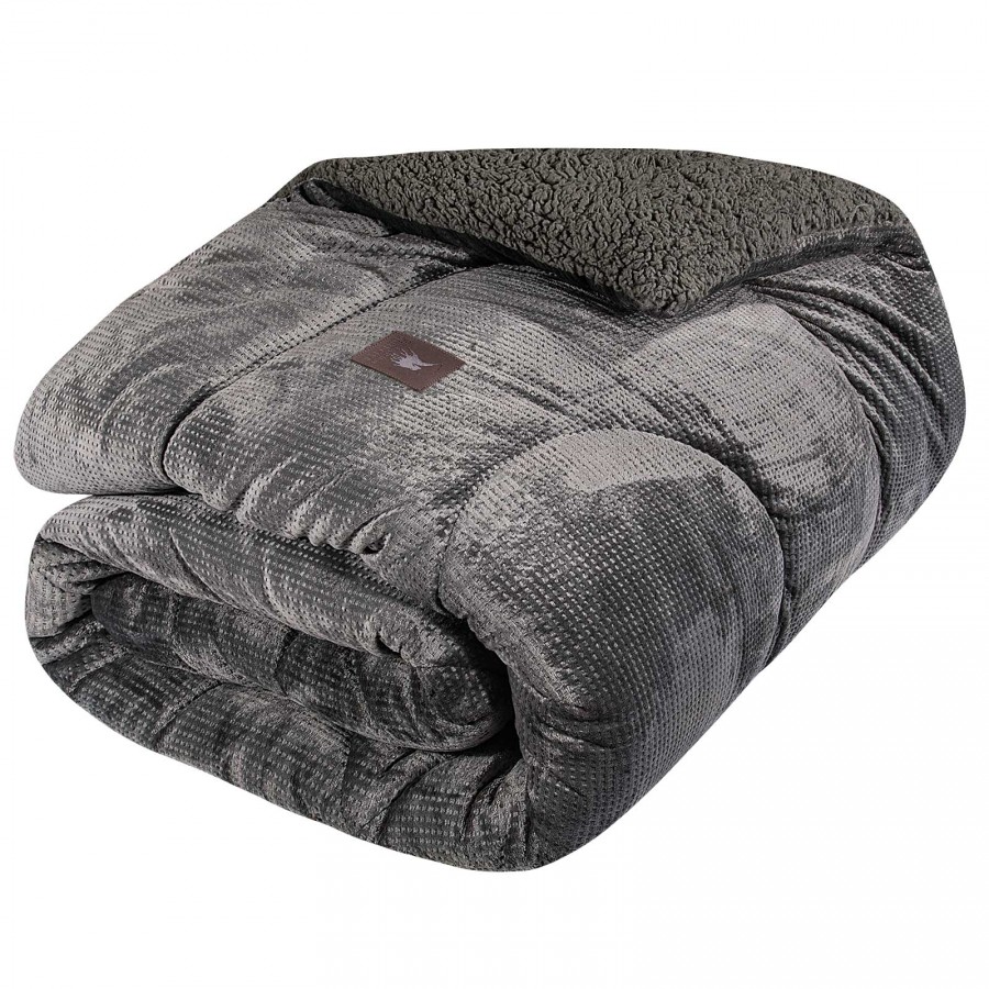 3956 Κουβερτοπάπλωμα Μονό  Grey 160X220 Greenwich Polo Club