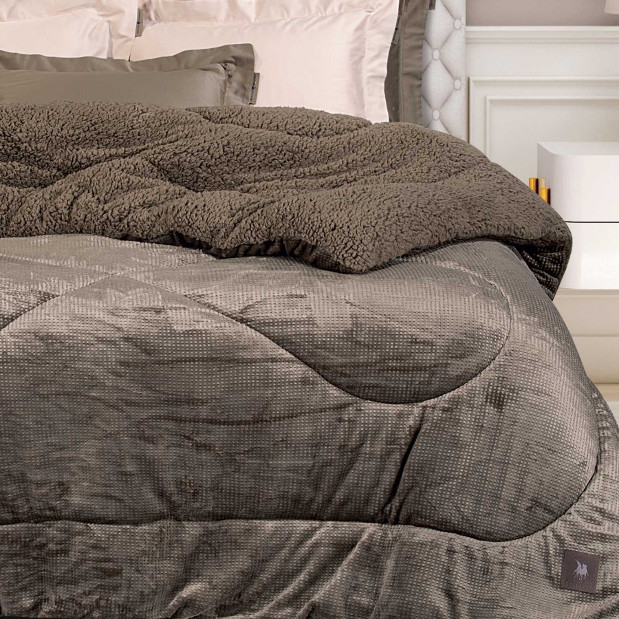 3958 Κουβερτοπάπλωμα Μονό  Taupe 160X220 Greenwich Polo Club 3958 Κουβερτοπάπλωμα Μονό  Taupe 160X220 Greenwich Polo Club