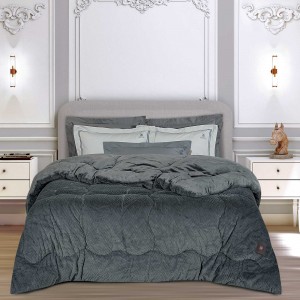 3954 Κουβερτοπάπλωμα Rabbit Faux Fur King Size Grey 240X250 Greenwich Polo Club 3954 Κουβερτοπάπλωμα Rabbit Faux Fur King Size Grey 240X250 Greenwich Polo Club