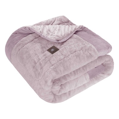 3963 Κουβερτοπάπλωμα Rabbit Faux Fur King Size Nude 240X250 Greenwich Polo Club