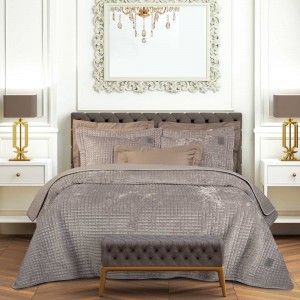 4432 Κουβερτόριο King Size Taupe 240X250 Greenwich Polo Club