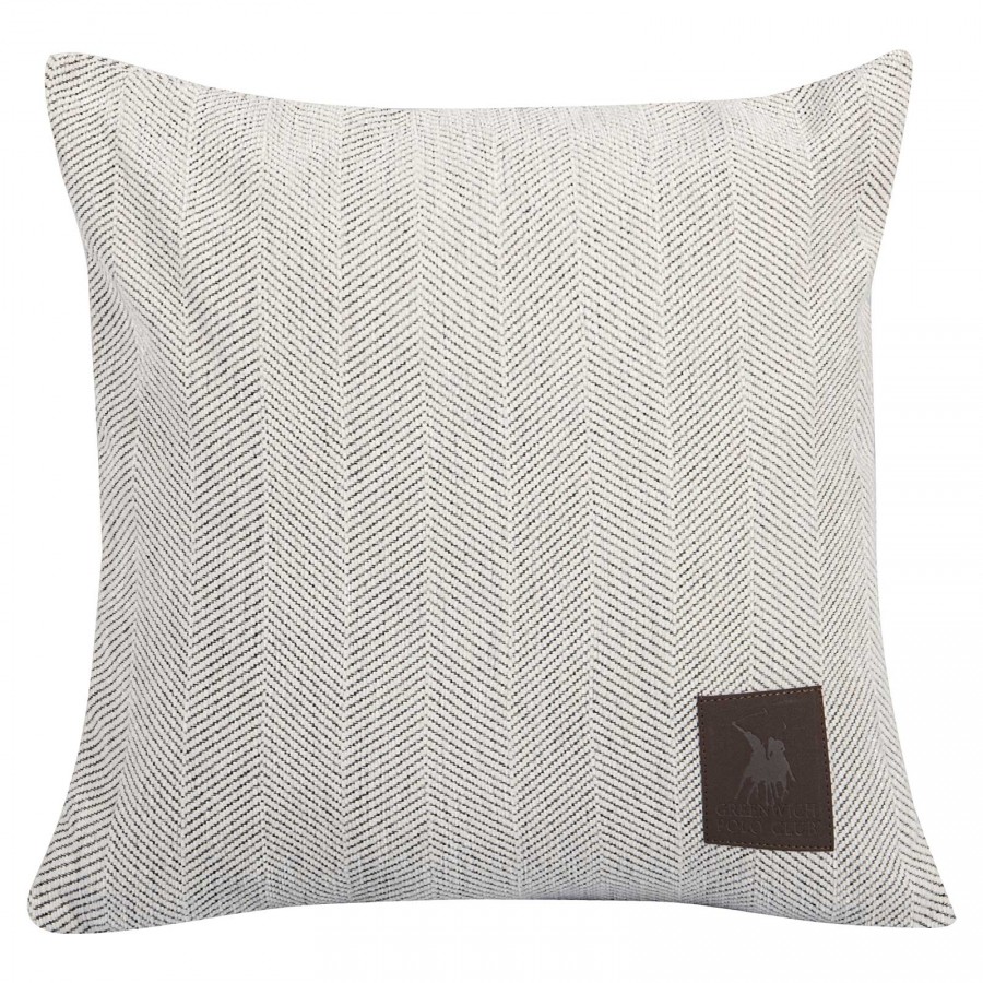 3946 Μαξιλάρι Φιγούρας  White 42X42 Greenwich Polo Club 3946 Μαξιλάρι Φιγούρας  White 42X42 Greenwich Polo Club