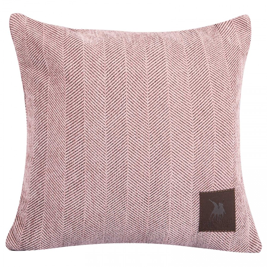 3948 Μαξιλάρι Φιγούρας  Pink 42X42 Greenwich Polo Club