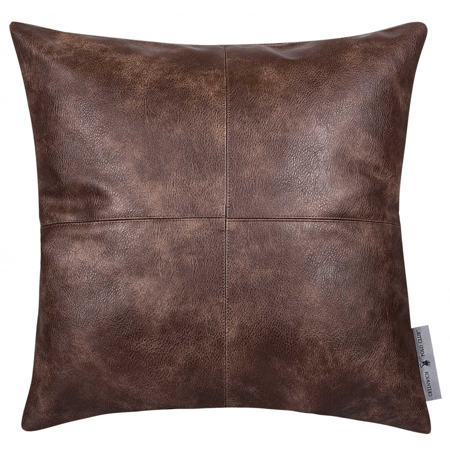 3984 Μαξιλάρι Φιγούρας   Brown 45X45 Greenwich Polo Club