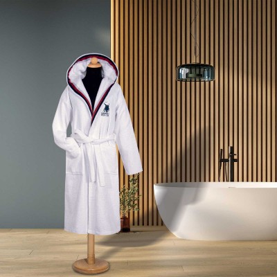 3062 Μπουρνούζι Large White  Greenwich Polo Club
