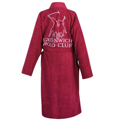 3210 Μπουρνούζι Large Bordeaux  Greenwich Polo Club