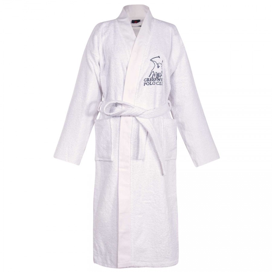3211 Μπουρνούζι Large White  Greenwich Polo Club