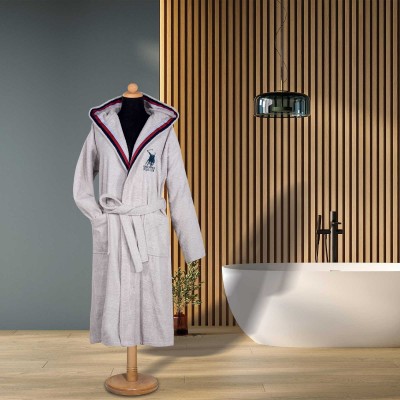 3064 Μπουρνούζι XLarge Grey Greenwich Polo Club 3064 Μπουρνούζι XLarge Grey Greenwich Polo Club