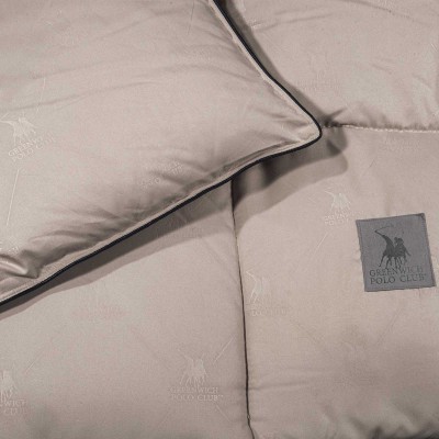 4445 Πάπλωμα Μονό  Taupe 160X240 Greenwich Polo Club