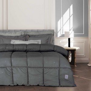 4447 Πάπλωμα Μονό  Dark Grey 160X240 Greenwich Polo Club