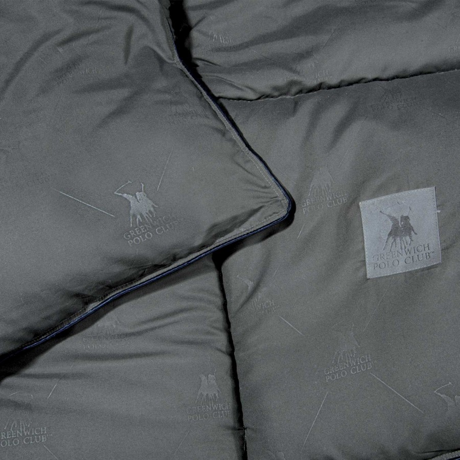 4447 Πάπλωμα Υπέρδιπλο  Dark Grey 220X240 Greenwich Polo Club