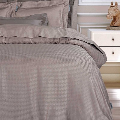 2293 Παπλωματοθήκη Σετ Υπέρδιπλη  Taupe 220X240 Greenwich Polo Club