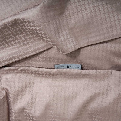 2293 Παπλωματοθήκη Σετ Υπέρδιπλη  Taupe 220X240 Greenwich Polo Club