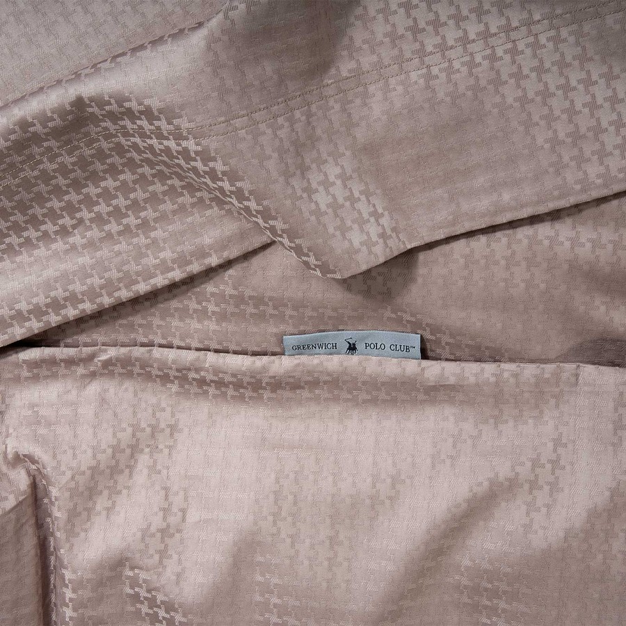 2293 Παπλωματοθήκη Σετ Υπέρδιπλη  Taupe 220X240 Greenwich Polo Club
