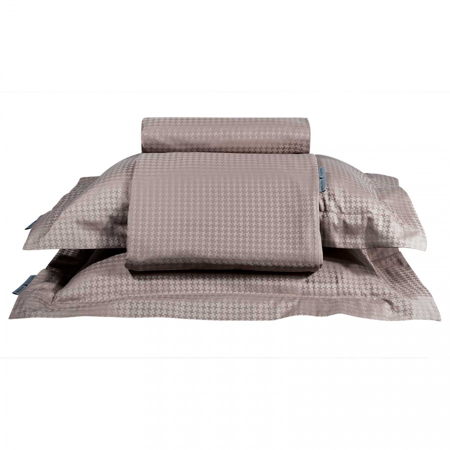 2293 Παπλωματοθήκη Σετ Υπέρδιπλη  Taupe 220X240 Greenwich Polo Club