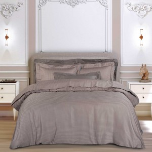 2293 Παπλωματοθήκη Σετ Υπέρδιπλη  Taupe 220X240 Greenwich Polo Club