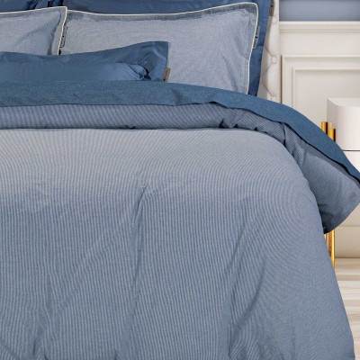 2294 Παπλωματοθήκη Σετ Υπέρδιπλη  Blue 220X240 Greenwich Polo Club