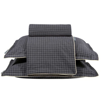 2297 Παπλωματοθήκη Σετ Υπέρδιπλη  Black 220X240 Greenwich Polo Club