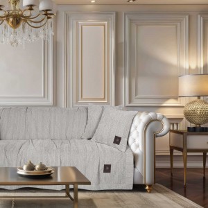 3946 Ριχτάρι Διθέσιου Καναπέ White 180X250 Greenwich Polo Club