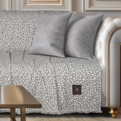 3980 Ριχτάρι Διθέσιου Καναπέ Grey 180X250 Greenwich Polo Club