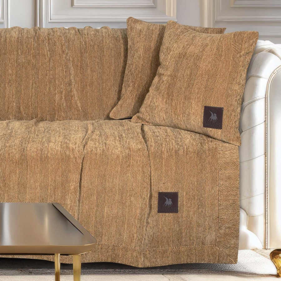 3949 Ριχτάρι Τριθέσιου Καναπέ Ochre 180X300 Greenwich Polo Club 3949 Ριχτάρι Τριθέσιου Καναπέ Ochre 180X300 Greenwich Polo Club