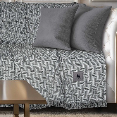 3951 Ριχτάρι Τριθέσιου Καναπέ Dark Grey 180X300 Greenwich Polo Club