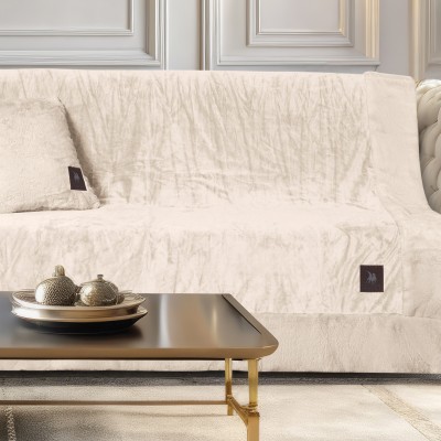 3968 Ριχτάρι Velvet Τριθέσιου Καναπέ Ivory 180X300 Greenwich Polo Club 3968 Ριχτάρι Velvet Τριθέσιου Καναπέ Ivory 180X300 Greenwich Polo Club