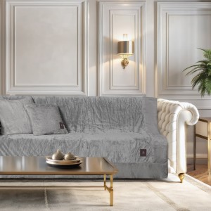 3970 Ριχτάρι Velvet Τριθέσιου Καναπέ Grey 180X300 Greenwich Polo Club 3970 Ριχτάρι Velvet Τριθέσιου Καναπέ Grey 180X300 Greenwich Polo Club