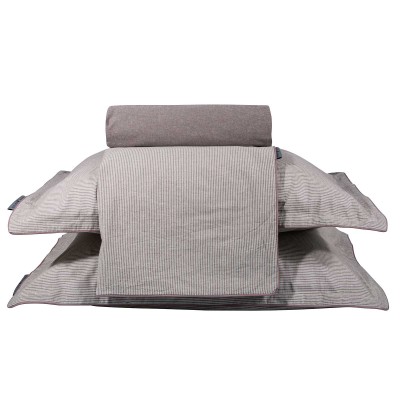 2295 Σετ Σεντόνια King Size Grey 250X270 Greenwich Polo Club