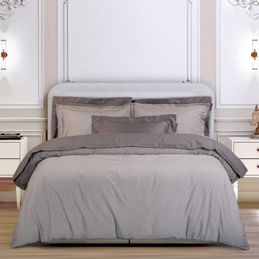2295 Σετ Σεντόνια King Size Grey 250X270 Greenwich Polo Club