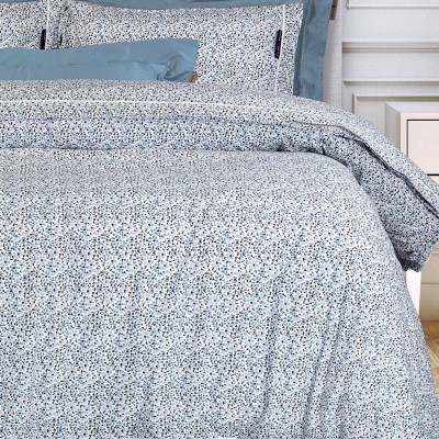 2360 Σετ Σεντόνια King Size White/Blue 260X280 Greenwich Polo Club