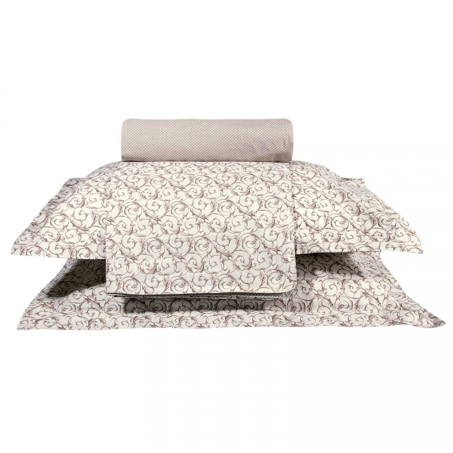 2370 Σετ Σεντόνια King Size Cream/Beige 260X280 Greenwich Polo Club