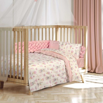 8859 Σετ Σεντόνια Baby Κούνιας Pink/Ivory 130X170 Greenwich Polo Club 8859 Σετ Σεντόνια Baby Κούνιας Pink/Ivory 130X170 Greenwich Polo Club