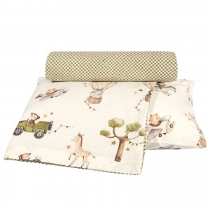 8860 Σετ Σεντόνια Baby Κούνιας Ivory/Olive Green 130X170 Greenwich Polo Club 8860 Σετ Σεντόνια Baby Κούνιας Ivory/Olive Green 130X170 Greenwich Polo Club