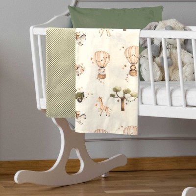 8860 Σετ Σεντόνια  Baby Λίκνου Ivory/Olive Green 70X120 Greenwich Polo Club 8860 Σετ Σεντόνια  Baby Λίκνου Ivory/Olive Green 70X120 Greenwich Polo Club