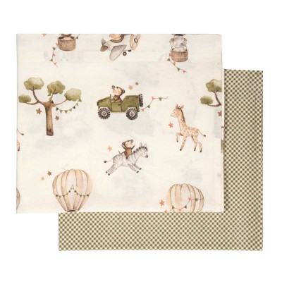 8860 Σετ Σεντόνια  Baby Λίκνου Ivory/Olive Green 70X120 Greenwich Polo Club 8860 Σετ Σεντόνια  Baby Λίκνου Ivory/Olive Green 70X120 Greenwich Polo Club