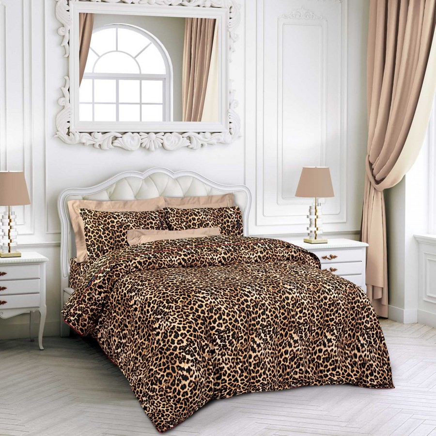 2365 Σετ Σεντόνια Υπέρδιπλα  Brown 240X260 Greenwich Polo Club