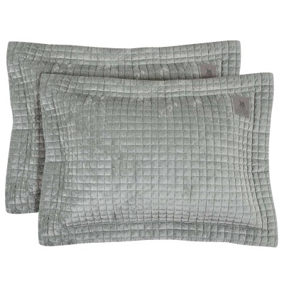 4430 Ζεύγος Μαξιλαροθήκες  Sage Green 50X70+7 Greenwich Polo Club