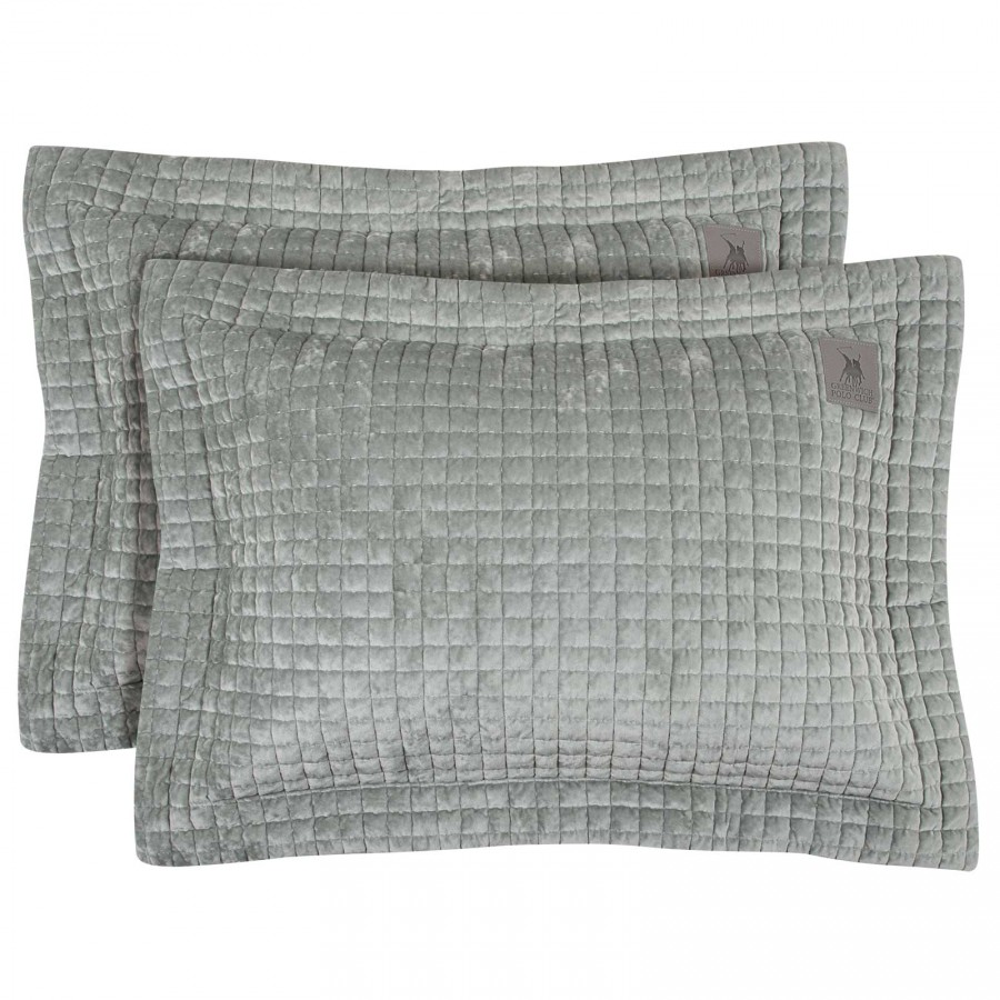 4430 Ζεύγος Μαξιλαροθήκες  Sage Green 50X70+7 Greenwich Polo Club