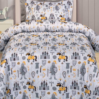 8861 Κουβερλί Μονό 160X240 Κρεμ/Γκρι Greenwich Polo Club