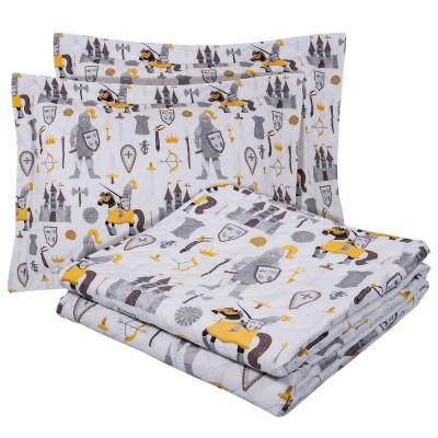 8861 Κουβερλί Μονό 160X240 Κρεμ/Γκρι Greenwich Polo Club