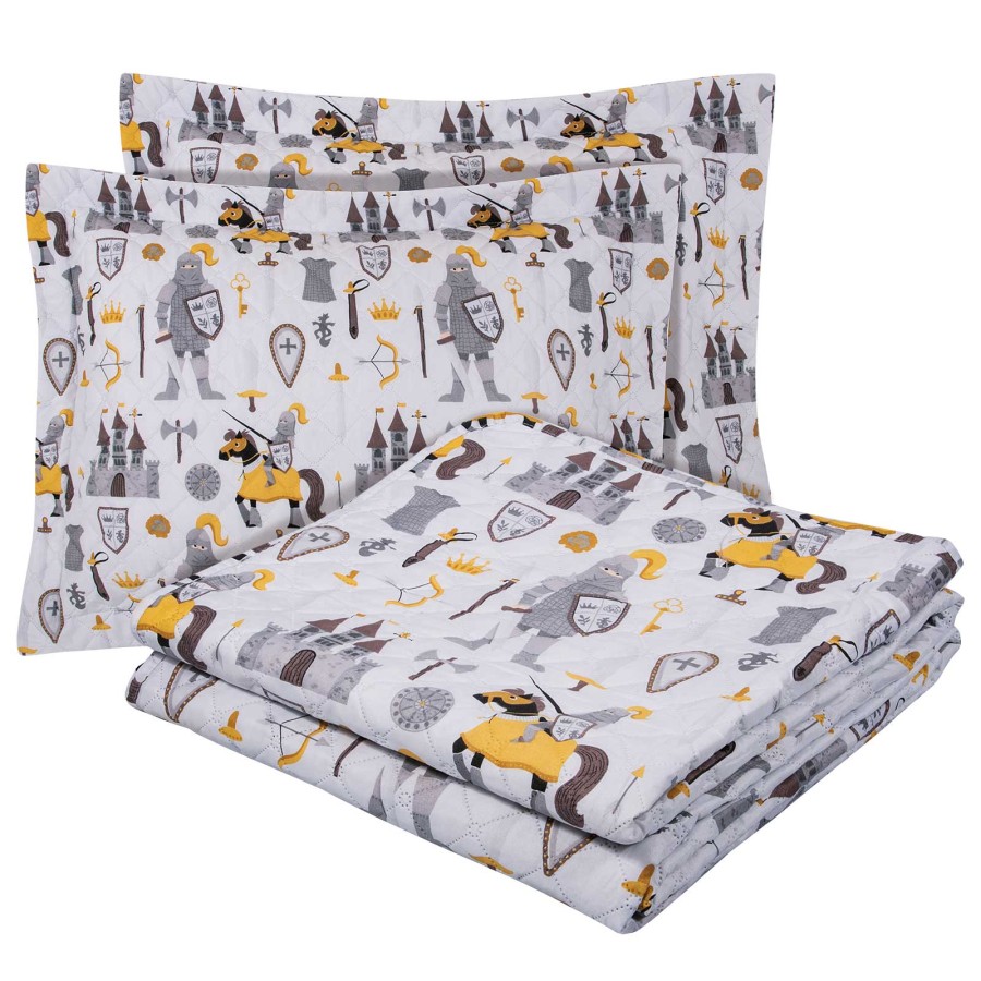 8861 Κουβερλί Μονό 160X240 Κρεμ/Γκρι Greenwich Polo Club