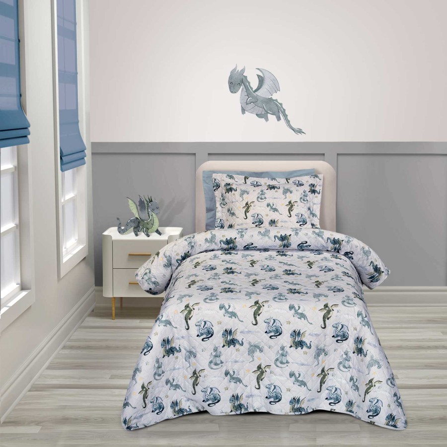 8863 Κουβερλί Μονό 160X240 Μπεζ/Μπλε Greenwich Polo Club